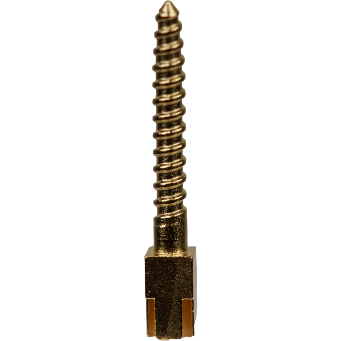 Fogorvosi Rendelő/ENDODONTIA/Endodontie Csontok - Csavaros oszlopok, aranyozott rozsdamentes acél, többféle méretben, 12 db