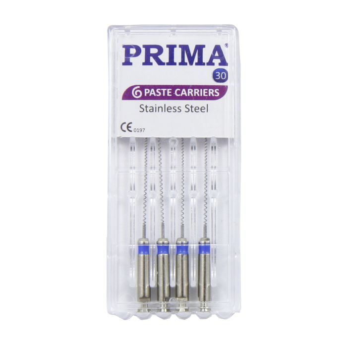 Fogorvosi Rendelő/ENDODONTIA/Gyökérkezelő Tűk - PRIMA Red LENTULLO fájlok, 25. szám, hosszúság 25mm, 4 darab