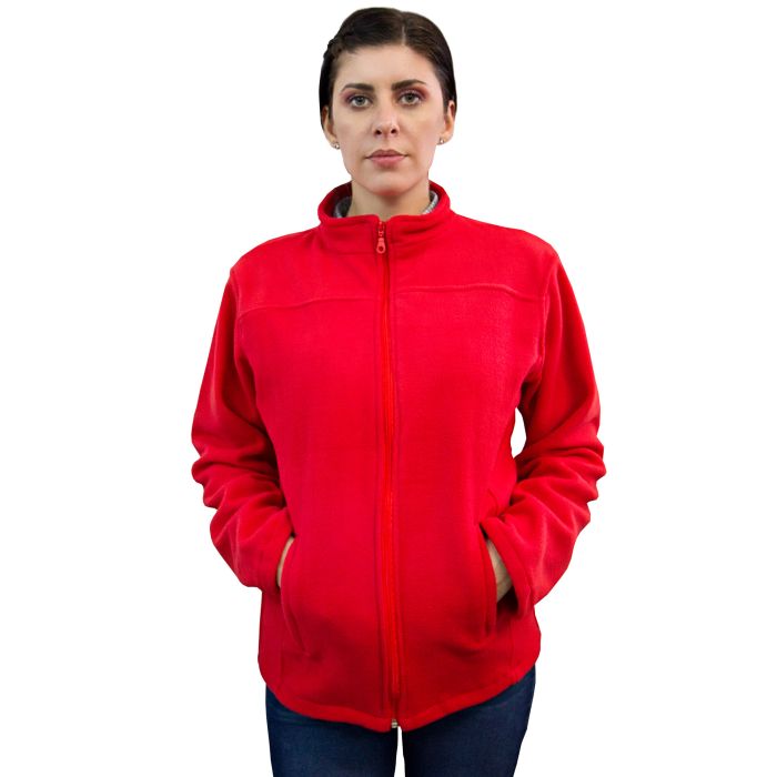 Polár fleece ruházat - JOE orvosi gyapjúdzseki, uniszex, piros