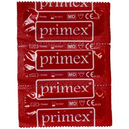 Orvosi gyakorlat/NŐGYÓGYÁSZAT/Fogamzásgátlás - Latexóvszerek, PRIMEX, síkosított, 144 darab / tasak