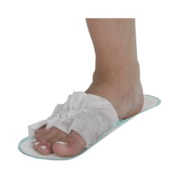 Orvosi gyakorlat/Kozmetikai SPA/Higiénia és biztonság - PRIMA PPSP eldobható, nyitott orrú papucs, fehér, 50 pár