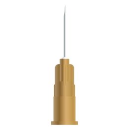 Orvosi gyakorlat/Fogorvosi Rendelő/Fecskendők és Fecskendő Tűk - PRIMA 100 csomag 26G steril, eldobható hipodermikus injekciós tű kupakkal, barna, 0,45x16 mm