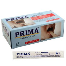 Kozmetikai SPA/Orvosi Laboratórium/Epiláló Viasz és Gyantázó Kiegészítők - PRIMA steril nyelvlapát, fa, 100 darab