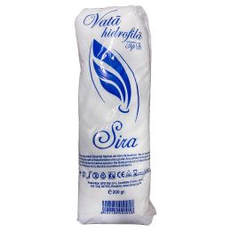 Sterilizálás és Fertőtlenítők/Dörzsölő Alkohol és Fertőtlenítő Oldatok/Orvosi Vatta Zsinór - Orvosi pamutgyapjú típus B, 200g, nem steril