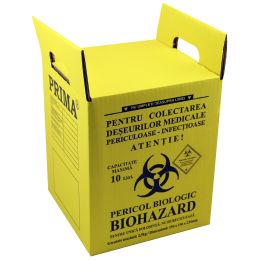 Orvosi gyakorlat/Kozmetikai SPA/Fogorvosi Rendelő - Orvosi hulladékégető doboz, PRIMA, 10 liter