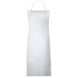 Higiénia és biztonság/Eldobható higiéniai és védelmi cikkek/Laboratóriumi védőköpenyek - Védőköpeny, PRIMA, húzózárral, PVC, 75x110cm, fehér