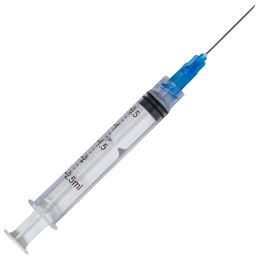 Orvosi gyakorlat/Fogorvosi Rendelő/Fecskendők és Fecskendő Tűk - PRIMA Eldobható Fecskendők Luer Lock 2/2,5 ml, 23G tűvel, 100 db