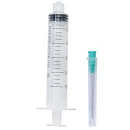 Orvosi gyakorlat/Fogorvosi Rendelő/Fecskendők és Fecskendő Tűk - PRIMA Eldobható Fecskendők Luer Lock 10ml, 21G tűvel, 100 db