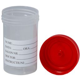 Orvosi Laboratórium/Laboratóriumi Kellékek/Mintatartók - Steril vizelet pohár, 60 ml