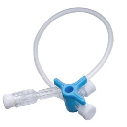 Orvosi gyakorlat/INFÚZIÓS KÉSZLETEK, I.V. KANÜLÁK & MIKROPERFÚZOROK/Infúziós Készletek és Csapok - 3 utas infúziós csap extenzióval 100 cm 30 db