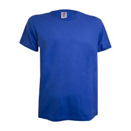 Munkaruhák/PROFESSZIONÁLIS EGYENRUHÁK/Pólók - Nyakig érő pamut póló, kék, 3XL