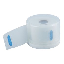 Kozmetikai SPA/Rozsdamentes acél és műanyag adagolók/Hajápolási termékek - PRIMA Műanyag fodrásznyakú papíradagoló, átlátszó