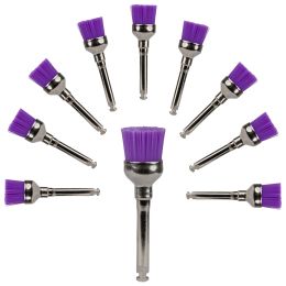 Fogorvosi Rendelő/Profilaxis TERMÉKEK/Profilaxis Kefék - Lila nylon fogkő-eltávolító kefék PRIMA, kupa forma, 100 db