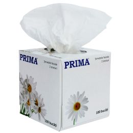 Kozmetikai SPA/Takarítás és háztartási munkák/Papírtermékek és adagolók - PRIMA arctisál törlőkendő, 100 darab