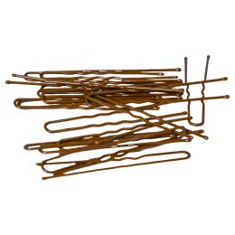 Kozmetikai SPA/Hajápolási termékek/Hajápolási kiegészítők - Hullámos hajtűk, barna, 200g (kb. 350 darab)