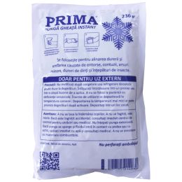 Fogorvosi Rendelő/VÉDELEM ORVOS ÉS BETEG SZÁMÁRA/Meleg- és Hideg Terápiás Pakolások - PRIMA Instant jégpakolás, 15x23cm