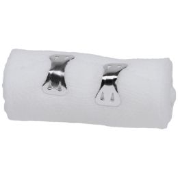 Orvosi gyakorlat/KOMPRESSZ, FENÉK, KÖTÉS/Orvosi Elasztikus Kötözők - Rugalmas kötözőkendő 15 cm x 5 m fogókkal PRIMA 1 tekercs