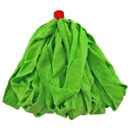 Takarítás és háztartási munkák/Seprűk, felmosók, porlapátok, kefék/Felmosók - Mikroszálas felmosó utántöltő, 150g, 28 szál, zöld, padlóra