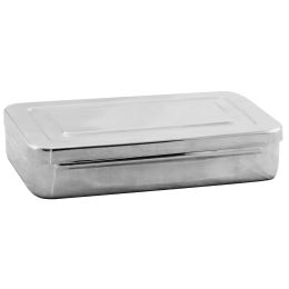 Sterilizálás és Fertőtlenítők/Orvosi Eszköz Dobozok és Tálcák/Orvosi Dobozok és Hengerek - PRIMA Rozsdamentes acél műszerdoboz 26X15X5 cm, 2. sz