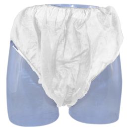 Kozmetikai SPA/Kozmetikai Kellékek/Presszoterápiás és Kozmetikai Eljárások Ruházata - PRIMA Unisex Egyszerhasználatos Alsónemű, Fehér, PPSB 35G, 56X28cm, 100 db