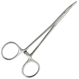 Orvosi gyakorlat/Fogorvosi Rendelő/Sebészeti Fogászati Varratok - Forceps Mosquito hajlított, 12cm