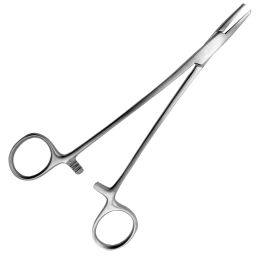 Orvosi gyakorlat/Fogorvosi Rendelő/Sebészeti Fogászati Varratok - PRIMA Mayo Hegar tűtartó, 18 cm, rozsdamentes acél