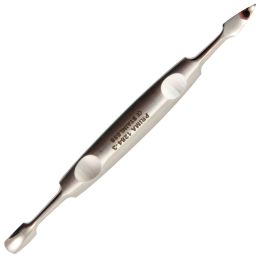 Kozmetikai SPA/MANIKŰR ÉS PEDIKŰR TERMÉKEK/Manikűr és Pedikűr Eszközök - Kétfejű professzionális kuretta manikűr és pedikűr számára, 12cm