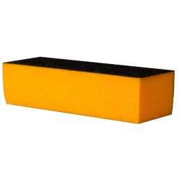 Kozmetikai SPA/MANIKŰR ÉS PEDIKŰR TERMÉKEK/Manikűr és Pedikűr Termékek - PRIMA Körömvágó, körömcsiszoláshoz, narancssárga/fekete blokk, granuláció 100/180, 9,5 cm