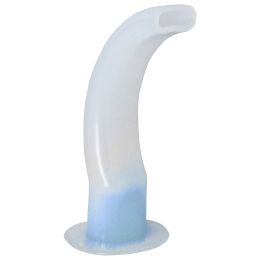 Orvosi gyakorlat/ELSŐSEGÉLY - LÉGZÉS/Elsősegély újraélesztés - Guedel szájüregi légút, méret 00, kék, 50mm