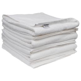 Horeca/Zuhanytörölközők és köntösök/Törölközők - PRIMA 6 csomagos fürdőlepedő készlet, 100 pamut, 70x140cm, 600g/m2, fehér
