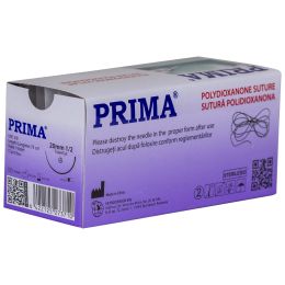 Állatorvosi/Sebészeti állatorvosi Varratok/Felszívódó állatorvosi Varratok - PRIMA Polydioxanone Sebészi Öltések 75cm TaperCut Tű 1/2 20mm USP 3/0, állatorvosi felhasználásra