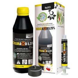 Fogorvosi Rendelő/FOGÁSZATI ANYAGOK/Endodontiai anyagok - Chloraxid folyékony nátrium-hipoklorit 5,25%, 200g