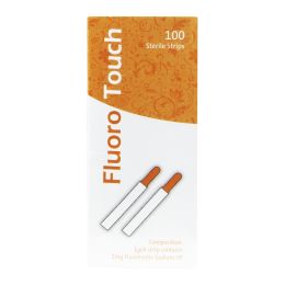 Orvosi Laboratórium/Laboratóriumi Vizsgálatok/Gyorstesztek - Fluoro-Touch Fluoreszcein Csíkok Szaruhártya Hámdefektus Kimutatására, Steril, 100 db