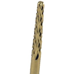 Kozmetikai SPA/Fogorvosi Rendelő/MANIKŰR ÉS PEDIKŰR TERMÉKEK - Arany karbid körömcsiszoló, kúpos alakú, 2,3x14,5 mm, M méret