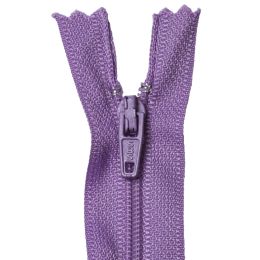 Szövetek és Varrási Kiegészítők/Varrási Kiegészítők/Cipzárak, gombok és tűzőgép tűk - Spirális poliészter cipzár, 20/80 cm, világos lila