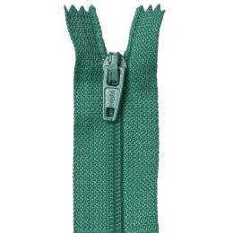 Szövetek és Varrási Kiegészítők/Varrási Kiegészítők/Cipzárak, gombok és tűzőgép tűk - Spirál poliészter cipzár, 60/80 cm, sötétzöld