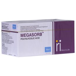 Orvosi gyakorlat/Fogorvosi Rendelő/Sebészeti Fogászati Varratok - Poliglikolsav Sebészeti Öltés 75cm kerek tű 1/2 30mm USP 2/0