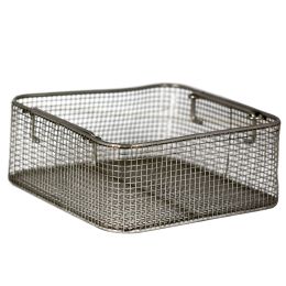 Sterilizálás és Fertőtlenítők/Orvosi Eszköz Dobozok és Tálcák/Orvosi Dobozok és Hengerek - PRIMA Rozsdamentes acél sterilizáló kosár 255x245x100mm – Orvosi műszerek