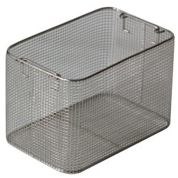 Sterilizálás és Fertőtlenítők/Orvosi Eszköz Dobozok és Tálcák/Orvosi Dobozok és Hengerek - PRIMA Rozsdamentes acél sterilizáló kosár 300x200x200mm – Orvosi műszerek