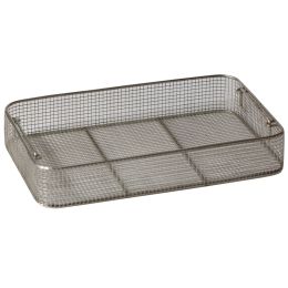 Sterilizálás és Fertőtlenítők/Orvosi Eszköz Dobozok és Tálcák/Orvosi Dobozok és Hengerek - PRIMA Rozsdamentes acél sterilizáló kosár 405x255x70mm – Orvosi műszerek