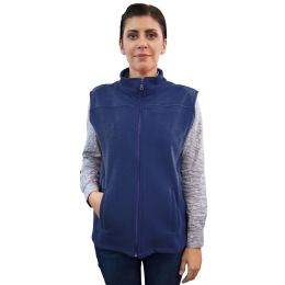 Munkaruhák/PROFESSZIONÁLIS EGYENRUHÁK/Polár fleece ruházat - VIO Uniszex orvosi polár mellény, sötétkék