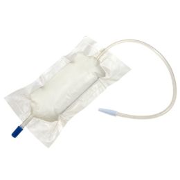 Orvosi gyakorlat/ÁPOLÁS MOZGÁSKORLÁTOZOTT BETEGEK SZÁMÁRA/Hólyaggyűjtők és ágybögrék - Lábvizeletgyűjtő zsák 500 ml visszafolyásgátló szeleppel, steril, 10 darabos