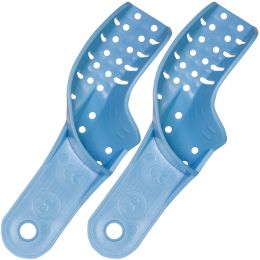 Fogorvosi Rendelő/FOGÁSZATI ANYAGOK/Fogászati ​​Lenyomatanyag - PRIMA lenyomattálcák, műanyag, félíves, 1 pár
