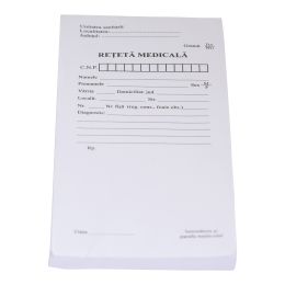 Orvosi gyakorlat/Állatorvosi/Állatorvosi Kellékek - Orvosi receptfüzet A6, 100 oldal