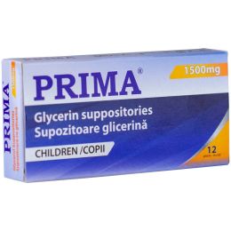 Orvosi gyakorlat/ÁPOLÁS MOZGÁSKORLÁTOZOTT BETEGEK SZÁMÁRA/Hólyaggyűjtők és ágybögrék - PRIMA Glicerol Kúp Gyermekeknek 1500 mg x 12