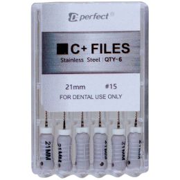 Fogorvosi Rendelő/ENDODONTIA/Gyökérkezelő Tűk - C-Pilot Fileas 15 (fehér) 21mm 6 db