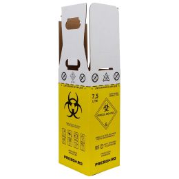 Orvosi gyakorlat/Fogorvosi Rendelő/Fertőző Orvosi Hulladék - ADR Hamvasztó doboz anatómiai-patológiai hulladékhoz 7,5l bioveszélyes zsákkal 1db