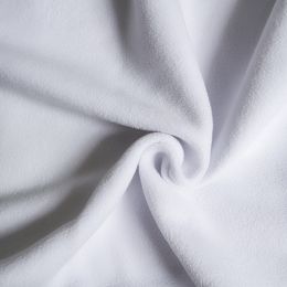 Szövetek és Varrási Kiegészítők/Szövetek/Színes szövetek - Polár anyag (270 g/m2), 1,5 x 1m, fehér