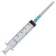 Orvosi gyakorlat/Fogorvosi Rendelő/Fecskendők és Fecskendő Tűk - PRIMA Eldobható Fecskendők 10 ml, Luer Slip, Zöld Tű, 100 db